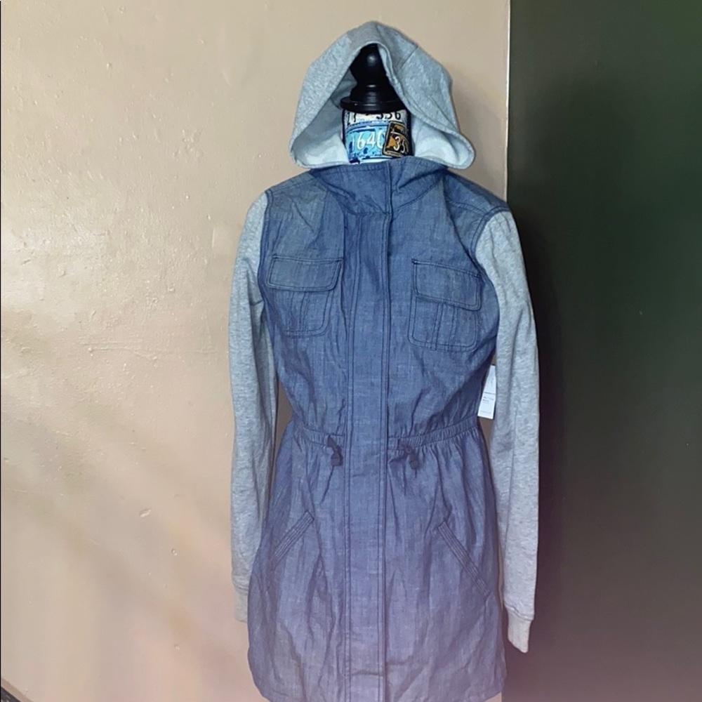 Girls (size 16) sweater/jacket jean